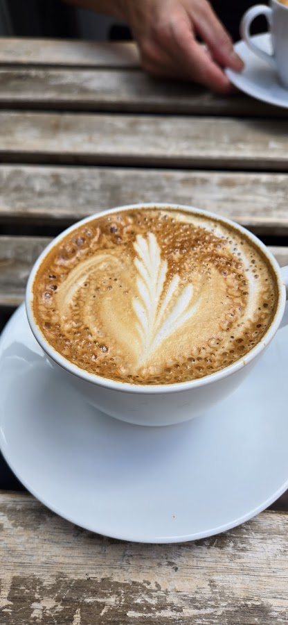 Flat White at Black Wolf Coffee